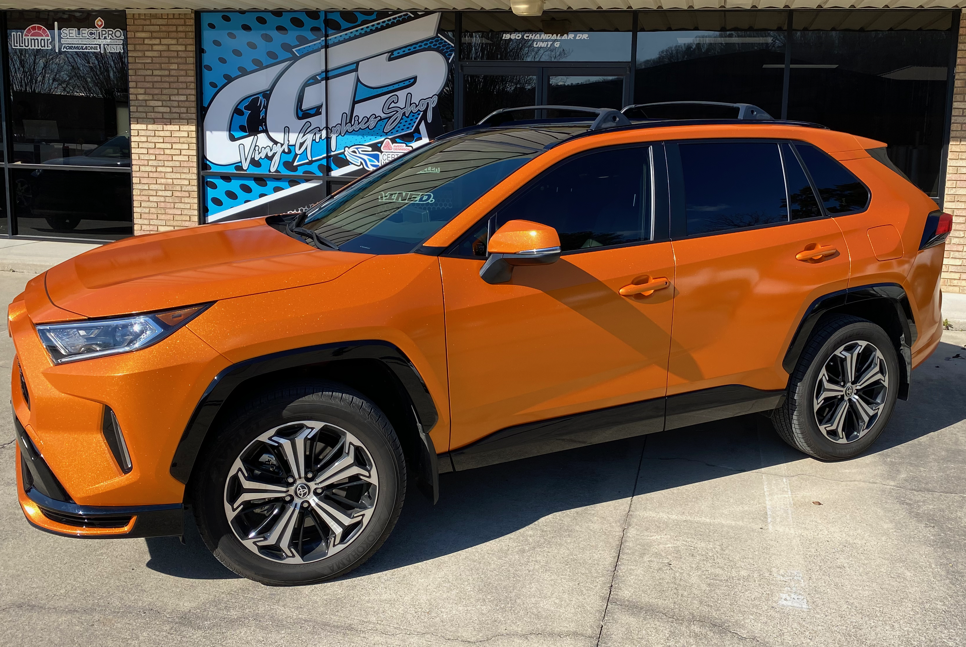Wrapped my RAV4 Prime in metallic orange | Toyota RAV4 Forums